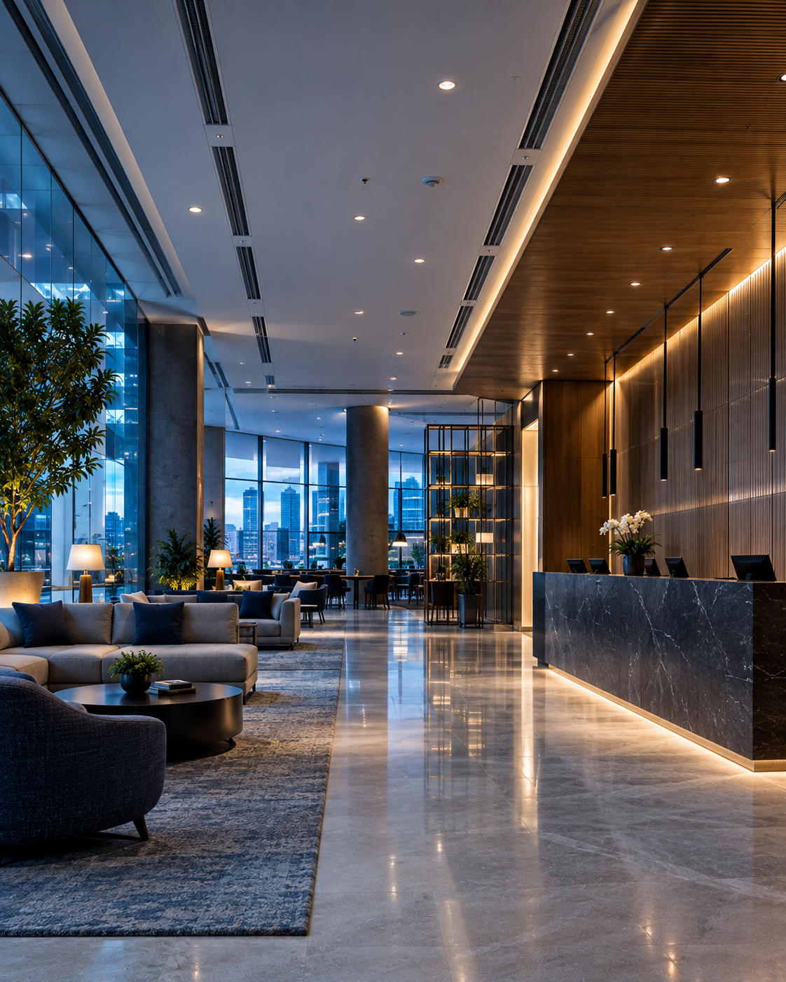 Automação HVAC em hotéis e empreendimentos corporativos